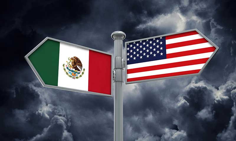 cruzar la frontera de estados unidos a mexico