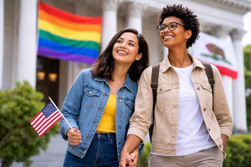 derechos lgbtq en california